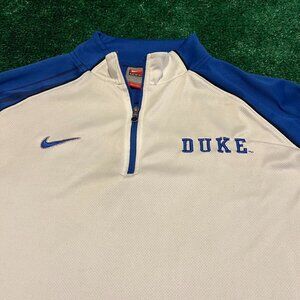 Nike Men's White and Blue Jumper